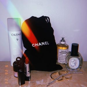 Authentic CHANEL Drawstring Pouch